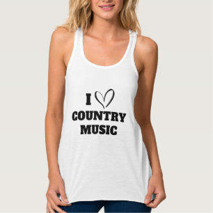 Con Tirantes Amo la camiseta de música country