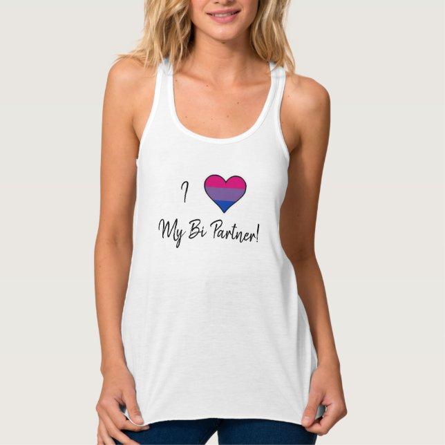 Con Tirantes Bisexual camiseta superior de tanque (Anverso)