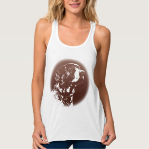 Con Tirantes Camiseta de amante del perro de las mujeres de la