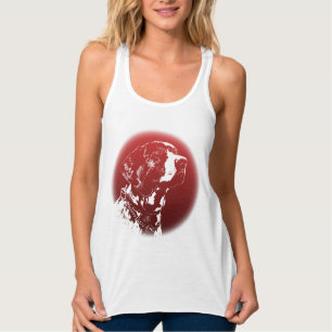 Con Tirantes Camiseta de amante del perro de las mujeres de la