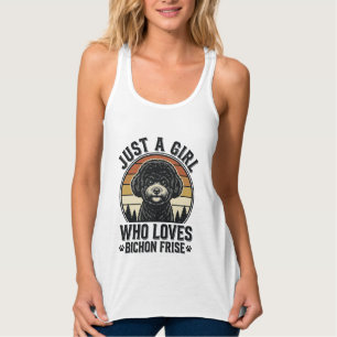 Con Tirantes Camiseta de chica Bichon Frise amante de perros vi