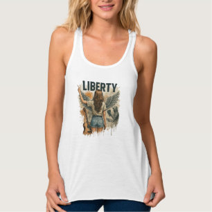 Con Tirantes Camiseta de Chicas inspirados en la libertad