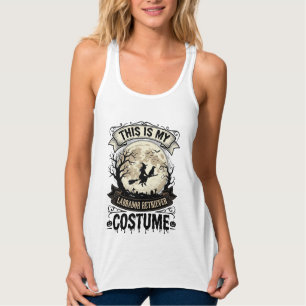 Con Tirantes Camiseta de disfraz de bruja de Labrador Retriever