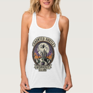 Con Tirantes Camiseta de entrenamiento de Halloween Haunted Hus