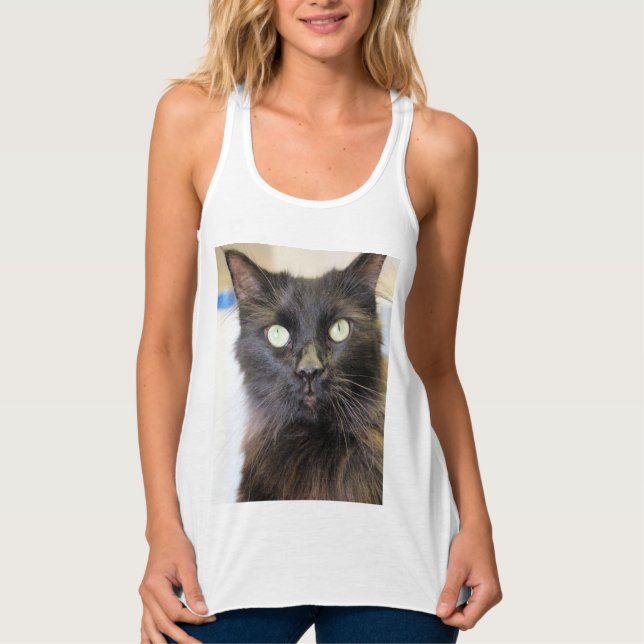 Con Tirantes Camiseta de gato (Anverso)