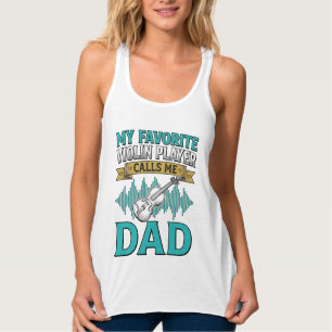 Con Tirantes Camiseta de Papá Violinista El Violinista Favorito