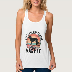 Con Tirantes Camiseta de perro vintage de Mastiff que ama el pr