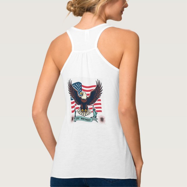 Con Tirantes Camiseta del 250 cumpleaños  (Reverso)