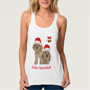 Con Tirantes Camiseta del tanque de camiseta de Navidades de es