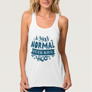 Con Tirantes Camiseta divertida para mamá - Era normal hace poc
