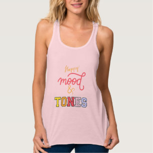 Con Tirantes Camiseta feliz de humor y tonos