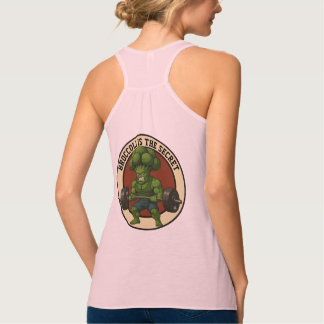Con Tirantes Camiseta Fem. Broccoli is the Secret - Back
