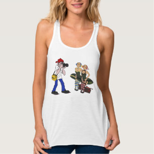 Con Tirantes Camiseta femme sans manche bécassine