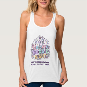 Con Tirantes Camiseta gráfica de tipografía negrita noche de bo