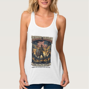Con Tirantes Camiseta Patriótica de Hierro Superviviente Apocal