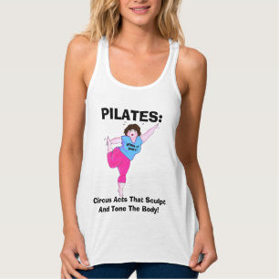 Con Tirantes Camiseta "PILATES- Actos de circo"