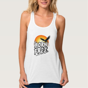 Con Tirantes Camiseta sin Mangas Born Free Eagle