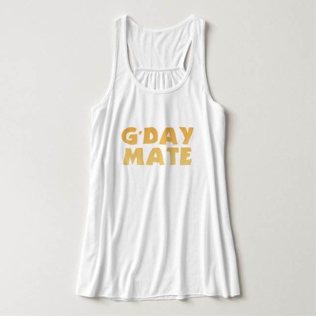 Con Tirantes Camiseta sin mangas G'Day Mate (Diseño del anverso)