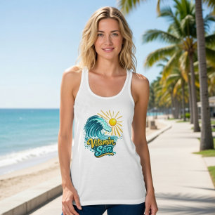 Con Tirantes Camiseta sin Mangas Vitamin Sea Beach