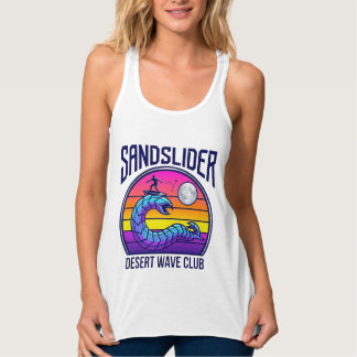 Con Tirantes Camiseta Sintética del Club de Surf de Gusano del