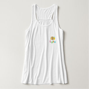 Con Tirantes Camiseta Tiki Piña Luau