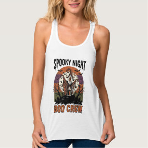 Con Tirantes Camiseta Vintage de Halloween Noche de Brujas Casa