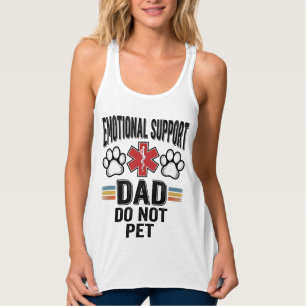 Con Tirantes Camiseta Vintage de Papá de Apoyo Emocional No Aci