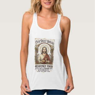 Con Tirantes Camiseta Vintage Estética Tarjeta de Receta de Lib