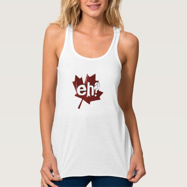Con Tirantes ¿Canadá? Camiseta (Anverso)