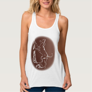 Con Tirantes Canto de perro honrado camiseta de perro camiseta