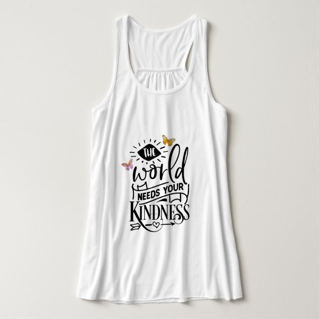 Con Tirantes Cita de bondad camiseta (Diseño del anverso)