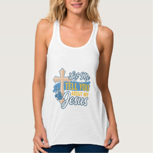 Con Tirantes Déjame contarte sobre mi camiseta cristiana de Jes