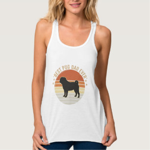 Con Tirantes Diseño de camiseta de Amante de Perros Pug Papá Me