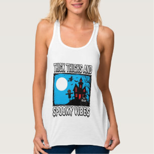 Con Tirantes Diseño de camiseta de Halloween Vibraciones espelu