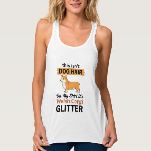 Con Tirantes Diseño de camiseta de Welsh Corgi Glitter Funny Do