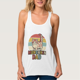 Con Tirantes Diseño de camiseta vectorial para papá Munchkin am