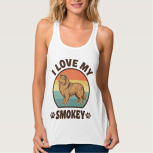 Con Tirantes Diseño de camiseta vintage atardecer Smokey Shelti