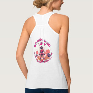 Con Tirantes Empoderamiento de la camiseta del gimnasio femenin