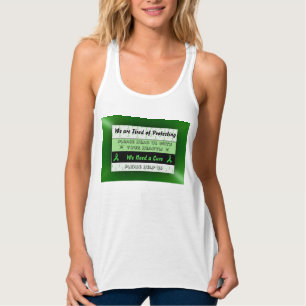 Con Tirantes Necesitamos una cura para Lyme camiseta sin mangas