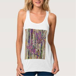 Con Tirantes Pintura digital de árbol de bambú camiseta de arte