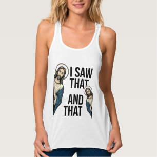Con Tirantes Vi ese divertido diseño de camiseta vintage de Jes