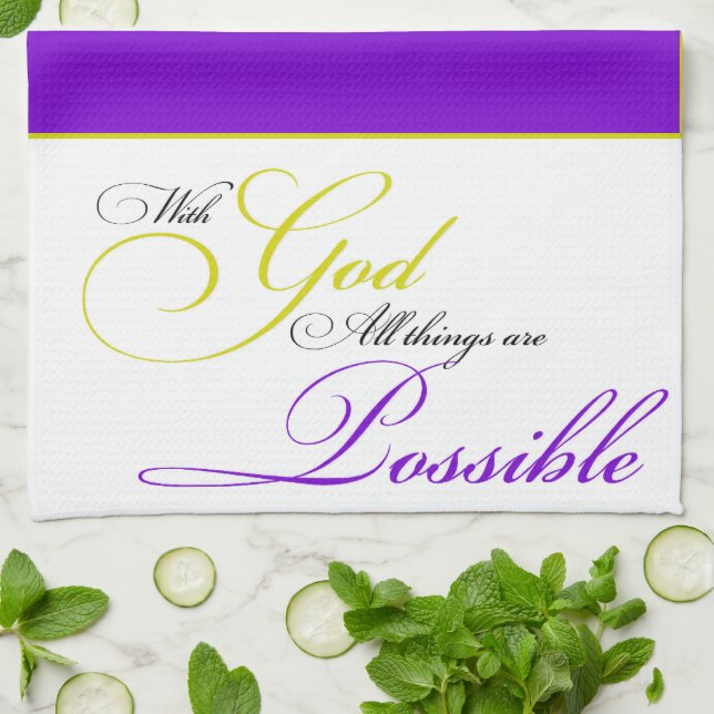 Con toalla de Dios (Doblado)