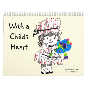 CON UN calendario del CORAZÓN PARA NIÑOS