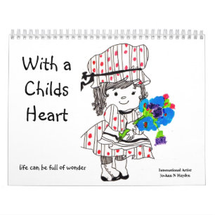 CON UN calendario del CORAZÓN PARA NIÑOS