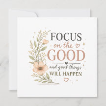 Concéntrate en lo Bueno – Floral Vintage Inspirado