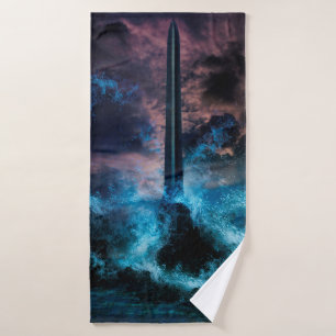 Concepto de arte en el concepto de "tsunami de Ban