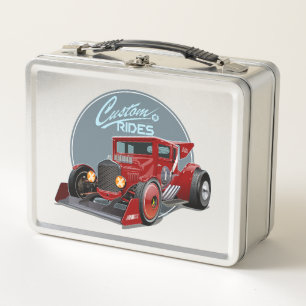 concepto de coche de carrera retro personalizado