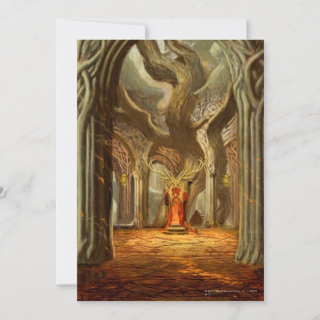 Concepto de habitación de árbol de bosque (Anverso)