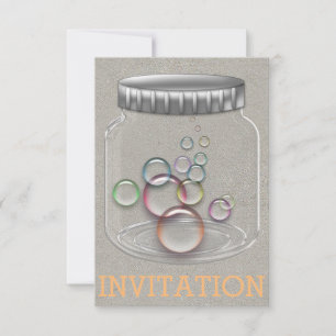 Concepto de invitación a sorpresas divertidas