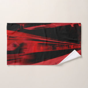 Concepto moderno, fresco del movimiento en rojo y